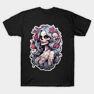 Muerta Calaca Calavera Day of the Dead T-Shirt